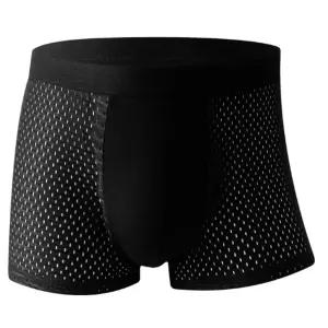 남성 3D 메쉬 모달 팬티 트렁크 드로즈 남자 속옷