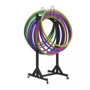 훌라후프 거치대 철제 운동 진열대 장비 보관대 링 선반 수납 이동식 학교 실내 강당 체육