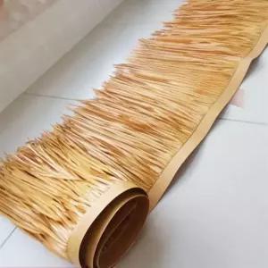 초가지붕 인조 볏짚 시골 인테리어 야외 갈대 카페 처마 펜션 밀짚 덮개 다용도 소품 장식