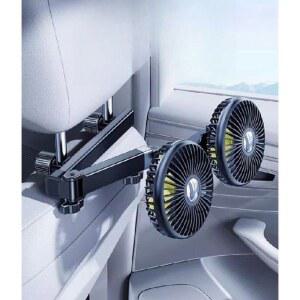 저소음 무선 트윈 선풍기 침대 듀얼 자동차 레스트 카팬 레드 뒷 여름 휴대용