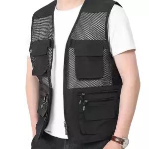 빅사이즈 작업조끼 낚시 망사 단체복 근무복 등산 민물