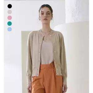 메탈 라운드 니트 가디건 5종 택1