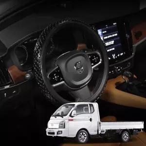 포터2 실리콘 원패턴 그립 차량핸들커버 고급진 독특한 자동차핸들커버