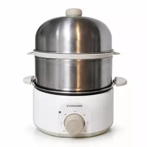 에버홈 계란찜기 오연수 올스텐2단찜기 콩나물밥 야채찜 EV-EC7000 디지털 홈쇼핑