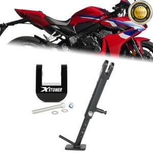 혼다 CB650FCBR650F 2014-2018 CB650R  2019-2024용 오토바이 조절식 킥스탠드 사이드 및 리어 로워링 링크