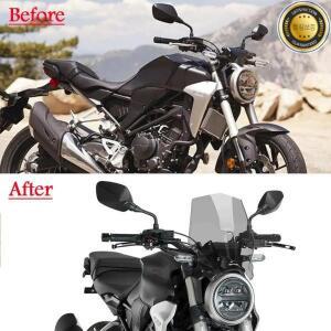 혼다 CB125R CB300R NEO 스포츠 카페 2018-2023 2021 브래킷 오토바이 부품이있는 윈드 스크린 실드 디플렉