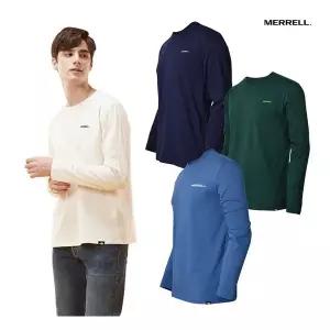 머렐 퓨어코튼 남성 긴팔 라운드 언더셔츠 6컬러 택1 348252