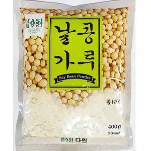 날콩분말 날콩가루 생콩가루 전분 다원 400g 콩가루 밀가