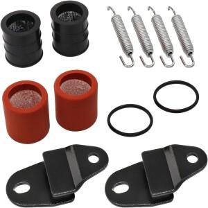 350 YFZ350 -2006용 배기 머플러 조인트 가스켓 스프링 스테이 키트 파이프 마운트 행거 O-링