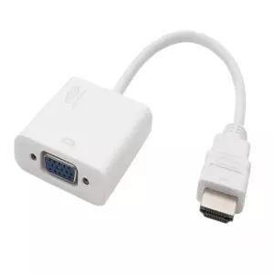 구형 RGB to HDMI 콘넥타 옛날모니터 화면연결 케이블잭 전환 출력 노트북 데스크탑 영상 DC5V 젠더 PC 빔