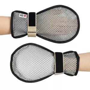 마이웰 국산 고급 바이오칩 그레이 억지장갑 손싸게 손목억제대 실버용품 치매장갑 MY-708