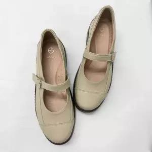 [하프클럽/카멜브라운]지쎄수제화 고트가죽 카이브 메리제인 로퍼