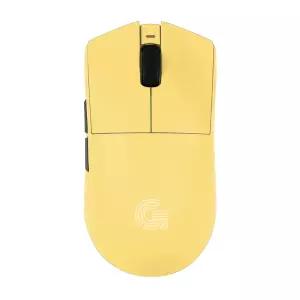 지클릭커 슈퍼히어로 OP99 르캄프 라이트 초경량 매크로 무선 블루투스 게이밍 마우스 옐로우퍼포만테