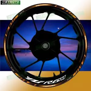YZF R6 R6M 바이크 오토바이 액세서리 17인치 휠 데칼 페어링 림 수정 반사 스티커 스트라이프 장식