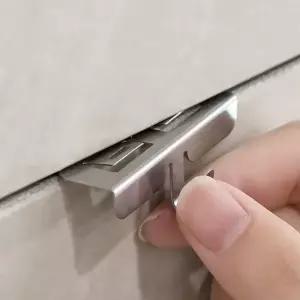 대리석 벽걸이 후크 간편 브라켓 고정핀 무타공 벽걸이 후크 아트월