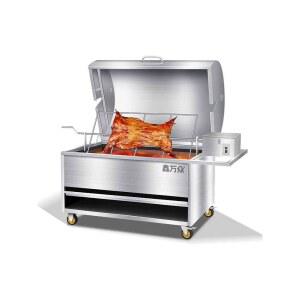 통돼지 바베큐기계 숯불 플레이트형 회전 소화기 두꺼운 통돼지바베큐 점화기 숯불통 스텐