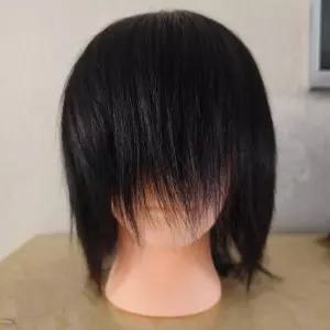 미용실 커트연습용 가발 통가발 인모 미용 드라이 민두