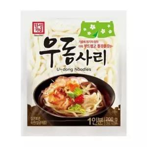 자취생 필수 한끼 한성기업 우동사리 200g 10개 실온보관 면사리 찌개용 간식
