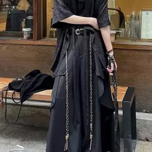 슬랙스 남자치마바지 스커트 젠더리스 통바지 루즈