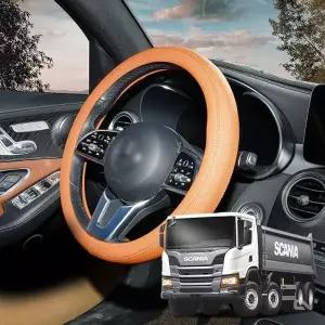 스카니아 P450 덤프 숨쉬는 사계절 논슬립 타공 스티치 핸들커버