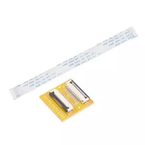 MECCANIXITY FFC FPC 24 핀 0.5mm 피치 PCB 확장 커넥터 보드 5팩 150mm 플렉시블 플랫 케이블 키트 포함