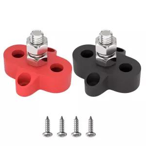 APIELE 버스 바 M8 5/16 단일 스터드 터미널 블록 해양 자동차 RV 태양열 배터리용 48V 배터리 전원 분배