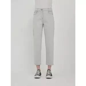 [갤러리아] 올리비아로렌 뒷포켓 자수 배기핏 데님 팬츠 VVCMP5M3271