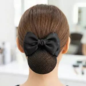 리본 헤어핀 승무원 간호사 여군 머리망핀