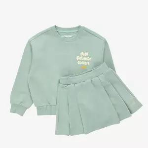 뉴발란스 키즈 여아 스커트 셋업 NK9YE3601G-84 세트