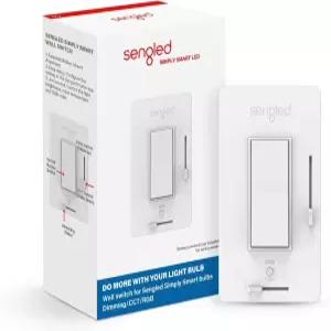 Sengled 듀얼 모드 스마트 스위치 전구에서만 작동하는 월 2700K-650K 색온도 및 밝기 조절 가능한 디머