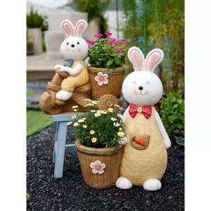 가든 장 조형물 장식인형 대형 조경 정원 토끼 모형