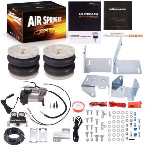 포드 트랜짓 RWD 트윈 2001+ 리커버리 밴용 에어 서스펜션 키트 (듀얼 게이지 포함) 에어 스프링 백 헬퍼
