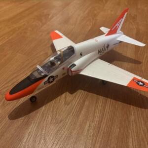 있음 Minimumrc T-45 고쉬호크 미니어처 제트형 고정익 마이크로 비행기 30채널 2s 자이로 원격 조종 장난