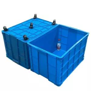 바퀴 보관함 농산물 대형 긴 바스켓 과일 물류 다기능 플라스틱 바구니 박스 철제바구니