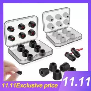 KZ 소음 차단 편안한 메모리 폼 이어팁 실리콘 귀마개 이어폰 헤드폰 액세서리