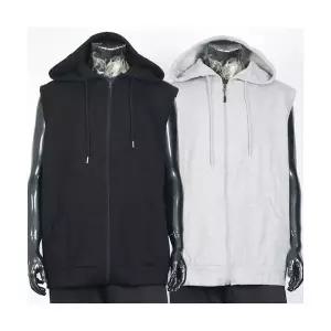빅사이즈조끼 X솔리드비 후드 특약면 여름 가슴120~155cm