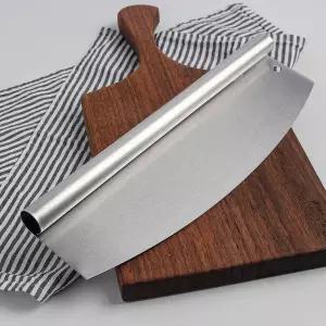 스텐 피자 반달 칼 나이프 파손제품 반달피자칼 반달피자커터 피자칼