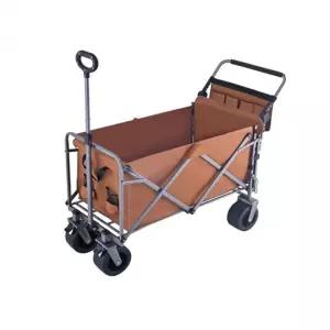 접이식 캠핑 수레 카트 장바구니 시장용 다목적 웨건 트레일러 카고웨건