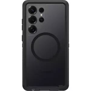 오터박스 삼성 갤럭시 S25 울트라 디펜더 시리즈 XT 클리어 자석 케이스 - 다크 사이드 블랙