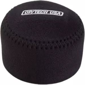 OP/TECH USA 접이식 네오프렌 렌즈 파우치 - 안전한 커버 보관을 위한 카메라 케이스 사진 촬영 및 야외