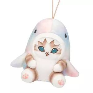 모후샌드 파스텔 상어냥 가방고리 10cm 마블 1P 키링 일본가챠인형