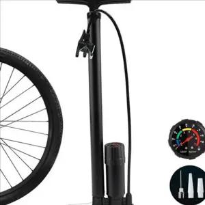 멀티 자전거 펌프 휴대용 자전거 공기주입기 타이어 게이지 발 멀티 자전거
