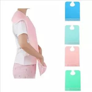 방수 노인용 턱받이 간병용 성인용 턱받이 식사용 환자 방수 노인용 턱받이