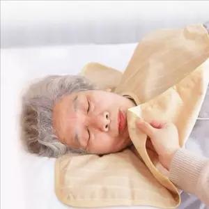 부드러운 노인 간병 턱받이 병원용 환자 식사 턱받이 성인 방수 부드러운