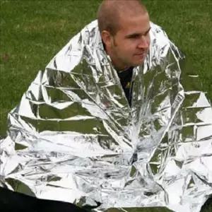 재난 비상 담요 보온 은박 담요 생존 구호 용품 재난 비상 담요