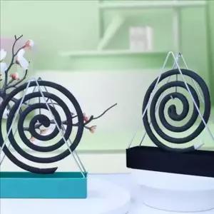 휴대용 모기향 받침대 캠핑용 모기향 거치대 삼각 안전 야외 휴대용 모기향