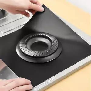 주방용품 가스레인지 덮개 기름튐방지 매트 가스렌지 커버 가드 청소