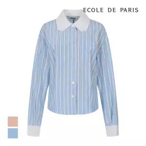 [에꼴드파리/드라로얄] 스트라이프패턴 셔츠_RB38WBAM06Z