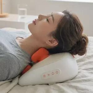 나나 목 마사지기 온열 베개 무선 어깨 승모근