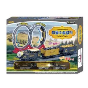 자동차트랙 화물 수송 열차 레일 유아용기차 유아기차 유아완구 아기용기차